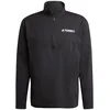 Image de adidas Homme Terrex Multi Climacool Half Zip Long Sleeve Shirt, Black, L