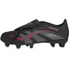 Image de adidas Mixte Enfant Predator League Fold-Over Tongue Soft Ground Football Boots Kids, Core Black/Grey Four/Lucid Red, 28 EU