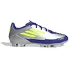 Image de Adidas Mixte F50 Club Football Boots FG/MG, Silver met./Solar Yellow/Lucid Blue, 46 EU