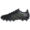 Image de adidas Mixte Enfant Copa Pure III League Firm Ground/Multi Ground Football Boots Kids, Core Black/DGH Solid Grey/Lucid Lemon, 32 EU