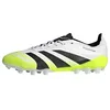 Image de Adidas Mixte Predator League 2G/3G Artificial Grass Football Boots, Cloud White/Core Black/Lucid Lemon, 42 EU