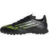 Image de adidas Mixte Enfant F50 League Turf Football Boots Kids, Core Black/Iron Metallic/Lucid Lemon, 33 EU