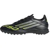 Image de Adidas Mixte F50 League Turf Football Boots, Core Black/Iron Metallic/Lucid Lemon, 48 2/3 EU