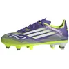 Image de adidas Mixte Enfant F50 League Soft Ground Football Boots Kids Chaussures, Purple Rush/FTWR White/Lucid Lemon, 33 EU