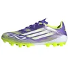 Image de Adidas Mixte F50 League Artificial Ground Football Boots, Purple Rush/Cloud White/Lucid Lemon, 42 2/3 EU