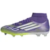 Image de Adidas Mixte F50 League Mid Firm Ground/Multi Ground Football Boots, Purple Rush/Cloud White/Lucid Lemon, 45 1/3 EU