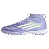 Image de adidas Mixte Enfant F50 SPARKFUSION League W Mid Turf Football Boots Kids, Violet Tone/Lucid Lemon/Purple Rush, 30 EU