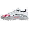 Image de Adidas Mixte F50 Messi League Turf Football Boots, Cloud White/Lucid Red/Silver Metallic, 44 2/3 EU