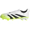 Image de adidas Mixte Enfant Predator League Laceless Firm Ground Football Boots Kids, Cloud White/Core Black/Lucid Lemon, 29 EU