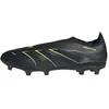 Image de adidas Mixte Predator League Laceless Firm Ground/Multi Ground Football Boots, Core Black/Carbon/Lucid Lemon, 46 EU