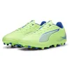 Image de PUMA Unisex Adults Ultra 5 Play MG Soccer Shoe, Fizzy Apple-PUMA White-BLUEMAZING, 46 EU