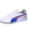 Image de PUMA Unisex Adults King Match IT Soccer Shoe, PUMA White-BLUEMAZING-Flat Light Gray, 46 EU