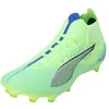 Image de PUMA Women Ultra 5 Match+ FG/AG Wn's Soccer Shoe, Fizzy Apple-PUMA White-BLUEMAZING, 41 EU