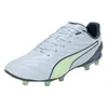 Image de PUMA Unisex Adults King Pro FG/AG Soccer Shoe, Frosted Dew-Fizzy Apple-Gray Skies, 41 EU