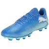 Image de PUMA Chaussures de Football Future 7 Play FG/AG, Hyperlink Blue Mint White, 46.5 EU