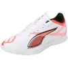 Image de Puma Ultra 5 Play IT, Chaussure de Football Unisexe, Puma White-Puma Black-Glowing Red,
