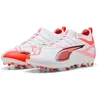 Image de Puma Mixte Enfant Ultra 5 Match MG Jr, Puma White Puma Black Glowing Red, 37.5 EU