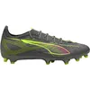 Image de PUMA Ultra 5 Pro FG/AG, Chaussure de Football Unisexe, Matte Aged Silver-Yellow Alert-Sun Struck,