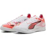 Image de PUMA Ultra 5 Match IT, Chaussure de Football Unisexe, PUMA White-PUMA Black-Glowing Red,