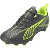 Image de Puma Mixte Enfant Ultra 5 Play FG/AG Jr, Matte Aged Silver Yellow Alert Puma Aged Silver, 37 EU