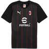 Image de A.C. Milan Maglia Prematch Maillot de Football et d'entraînement, Produit Officiel, Noir, L Mixte