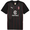 Image de A.C. Milan Maglia Prematch Maillot de Football et d'entraînement, Produit Officiel, Noir, M Mixte