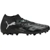 Image de PUMA Future 8 Match MG, Chaussure de Football Unisexe, PUMA Black-PUMA Silver-Fluo Green,