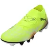 Image de Puma Future 8 Match FG/AG, Chaussure de Football Unisexe, Yellow Alert-Puma Black-Sun Struck,