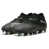Image de PUMA Future 8 Pro FG/AG JR, Chaussure de Football Unisexe, PUMA Black-PUMA Silver-Fluo Green,
