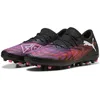 Image de PUMA Mixte Future 8 Match Low MG Chaussure de Football, Black White-Glowing Red, 40 EU