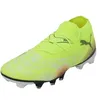 Image de PUMA Future 8 Match FG/AG Wn's, Chaussure de Football Femelle, Yellow Alert-PUMA Aged Silver-Sun Struck,