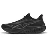 Image de Puma Chaussures de Course Pounce LiteRoad Unisexes, Puma Noir, Gris foncé Froid, 37 EU