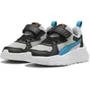 Image de PUMA Mixte bébé Trinity Lite AC+ INF Basket, Cool Light Gray-Tropical Blue Black, 21 EU