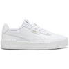 Image de PUMA Carina 3.0 Blanc Or - Chaussures pour Femme | Taille 36 | Couleur PUMA White-PUMA Gold | Confort et Style