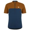 Image de Ziener NARIUS Maillot de Cyclisme pour Homme - VTT - Vélo de Route - Respirant - Séchage Rapide - Élastique - Manches Courtes - Bois - 50