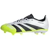 Image de Adidas Mixte Predator League Firm Ground/Multi Ground Football Boots, Cloud White/Core Black/Lucid Lemon, 46 2/3 EU