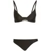 Image de adidas Damen Padded 2-Way Straps Triangle Bikini Set, Black/White, 40
