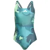 Image de Adidas Femme TIE Dye Graphic V Back Swimsuit, Aurora Ivy/White, 38