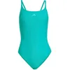 Image de adidas Damen ICONISEA Ribbed Padded Thin Straps Swimsuit, Pure Teal, 34