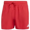 Image de adidas Herren 3 Stripes Swim Shorts 3 inch, Pure Ruby/White, XS
