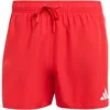Image de adidas Herren 3 Stripes Swim Shorts 3 inch, Pure Ruby/White, L