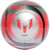 Image de adidas Mixte Messi Club Ball, Silver Metallic/Lucid Red/Black, 3