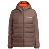 Image de adidas Damen Terrex Multi Light Down CLIMAWARM Hooded Jacket, Earth Strata/Trace Brown, S