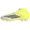 Image de adidas Mixte F50 Club Mid Cut Firm Ground/Multi Ground Football Boots, Team Solar Yellow 2/Core Black/Lucid Red, 44 EU