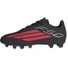 Image de adidas Mixte Enfant F50 Club Firm Ground/Multi Ground Football Boots Kids, Core Black/Lucid Red/Core Black, 34 EU
