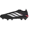 Image de adidas Mixte Predator League Laceless Firm Ground Football Boots Shoes, Core Black/FTWR White/Lucid Red, 40 EU
