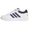 Image de adidas Homme Hoops Classic Shoes, FTWR White/Dark Blue/Orbit Grey, 42 2/3 EU