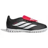 Image de adidas Mixte Enfant Predator Club Fold-Over Tongue Turf Football Shoes Kids, Core Black/FTWR White/Lucid Red, 34 EU