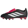 Image de adidas Mixte Enfant Predator Club Fold-Over Tongue Firm Ground/Multi Ground Football Boots Kids Shoes, Core Black/FTWR White/Lucid Red, 36 EU