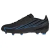 Image de adidas Mixte Enfant F50 Hyperfast League Firm Ground Football Boots Kids Shoes, Core Black/Core Black/Lucid Ray Blue, 33 EU